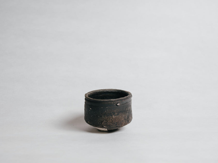 Yoshiyuki Shimizu Okinawa Black Clay Chawan