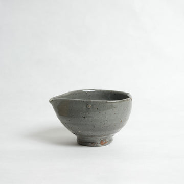 No. 3 Speckled Glaze Katakuchi Matcha Bowl - Shigeyoshi Morioka