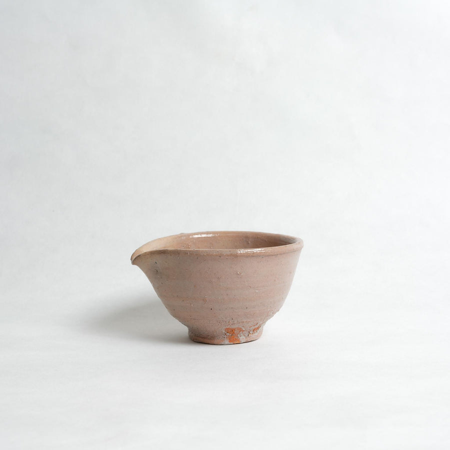 Natural Glaze Katakuchi Matcha Bowl- Shigeyoshi Morioka