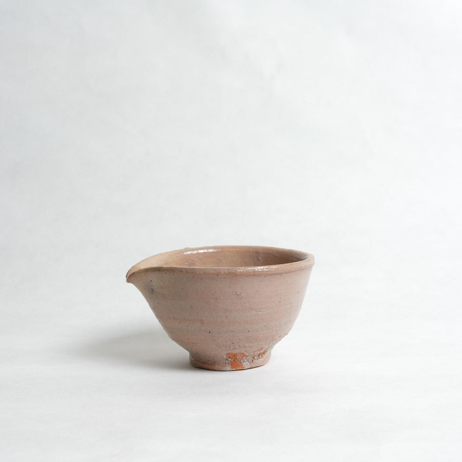 Natural Glaze Katakuchi Matcha Bowl- Shigeyoshi Morioka
