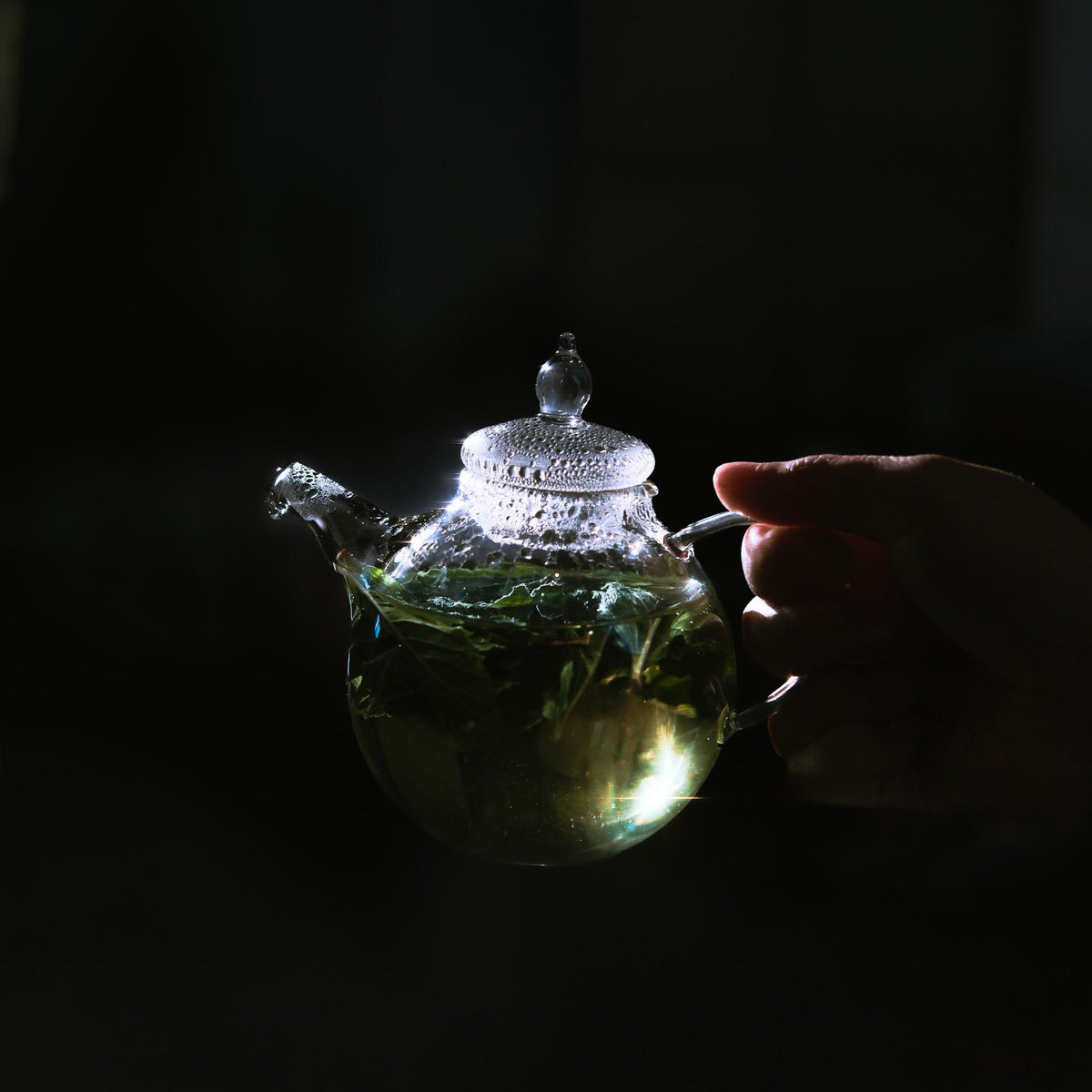 Glass Ushirode Kyusu