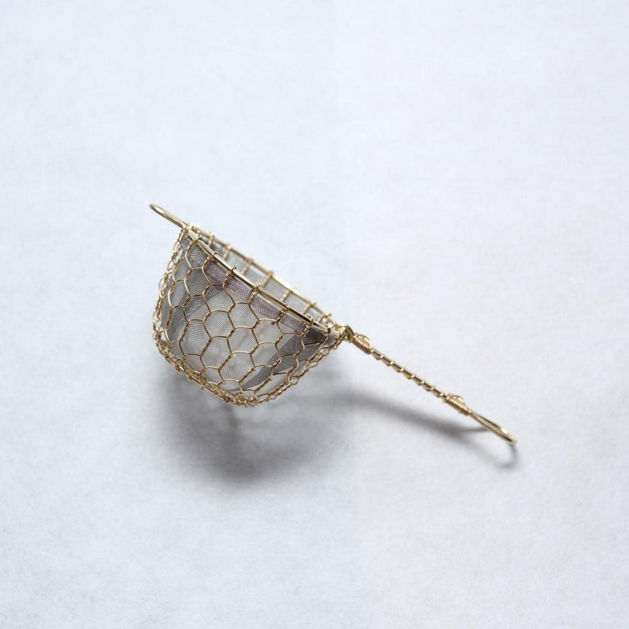 Kanaami Tsuji Tea Strainer (Small, Brass Steel)