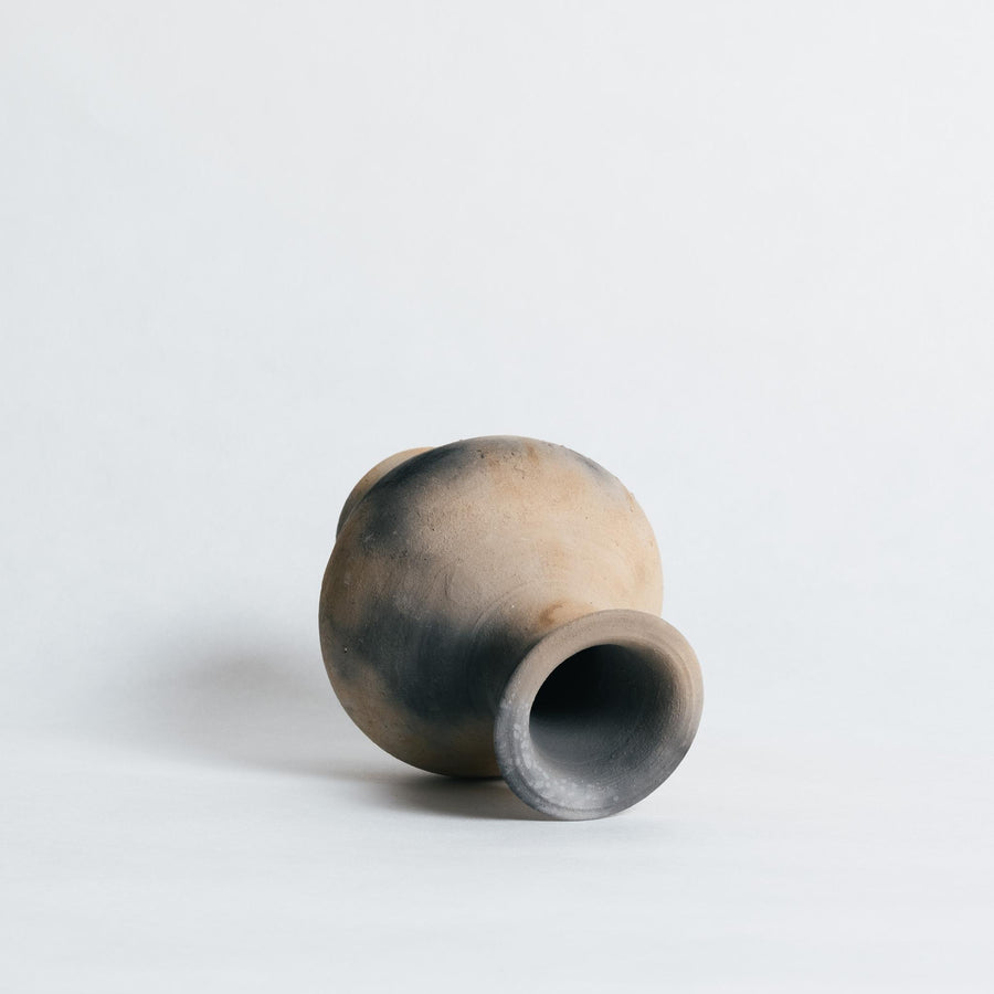 Yoshiyuki Shimizu Pit Fire Flower Vase B