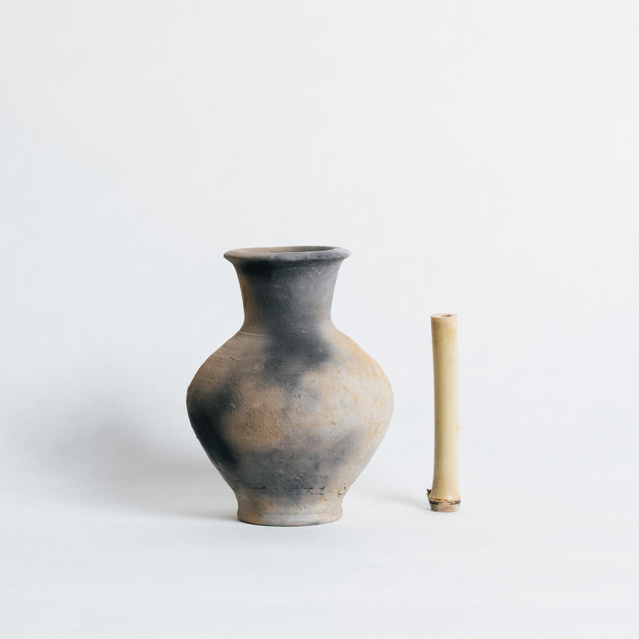 Yoshiyuki Shimizu Pit Fire Flower Vase B