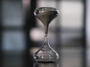 Sand Hourglass Silver - 5 minute