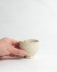 White Slip Glaze Yunomi - Shigeyoshi Morioka
