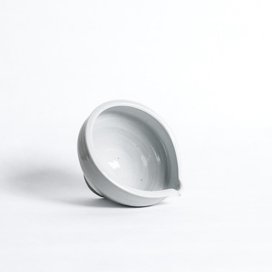 Hakuji Spouted Chawan - Yoshiyuki Shimizu
