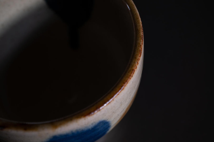 Sansai Drop Glaze Yunomi