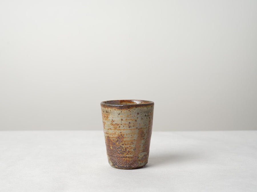 Wood Fired Teacup Medium Dark - Masayuki Yamashita