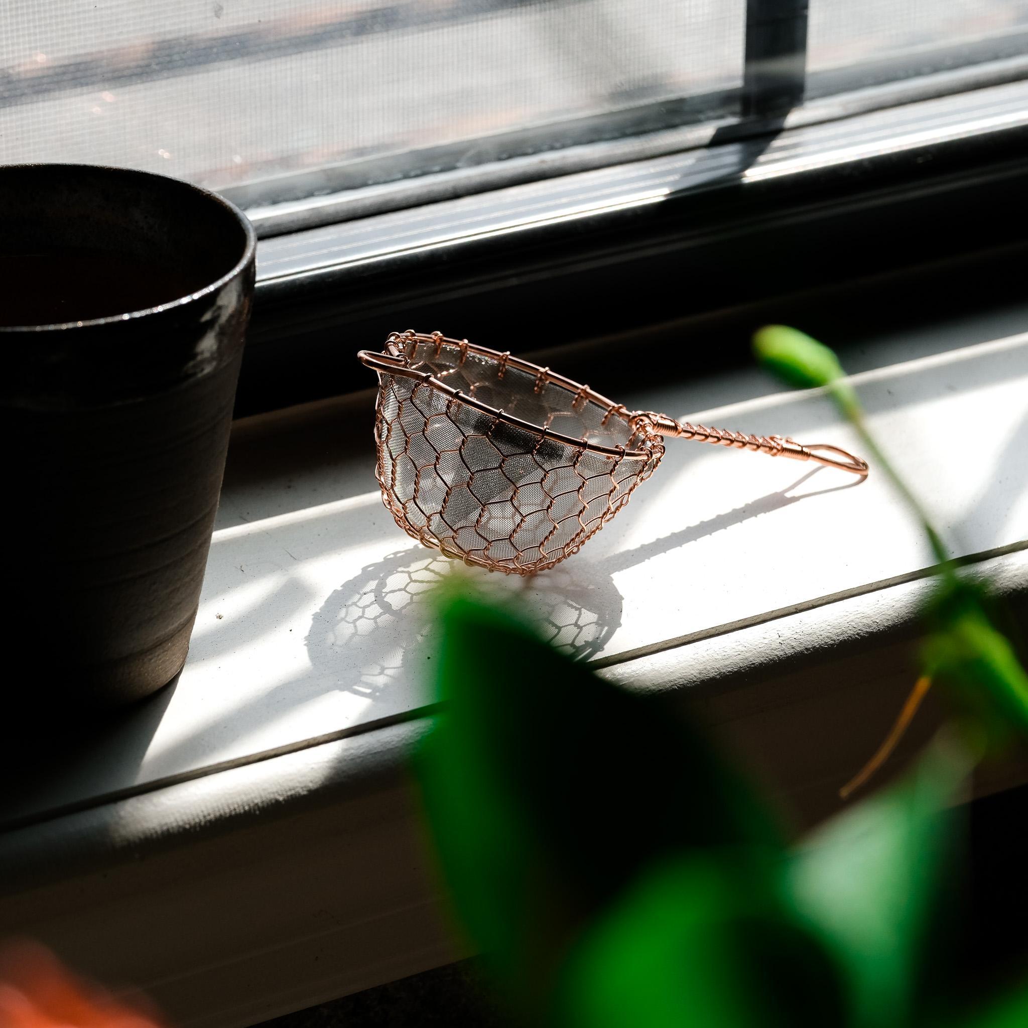 Kanaami Tsuji Tea Strainer (Small, Copper)