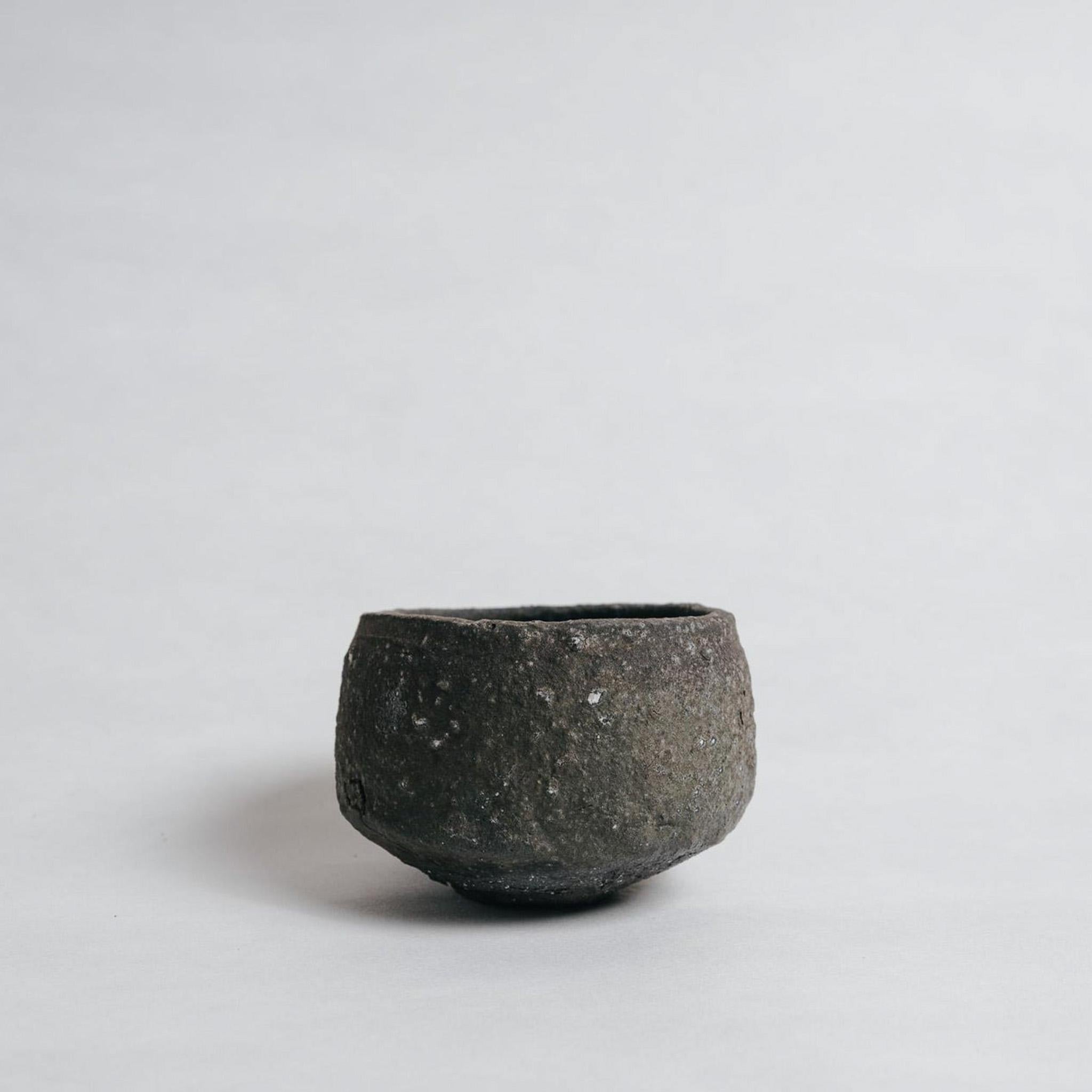 Yoshiyuki Shimizu Okinawa Black Clay Chawan