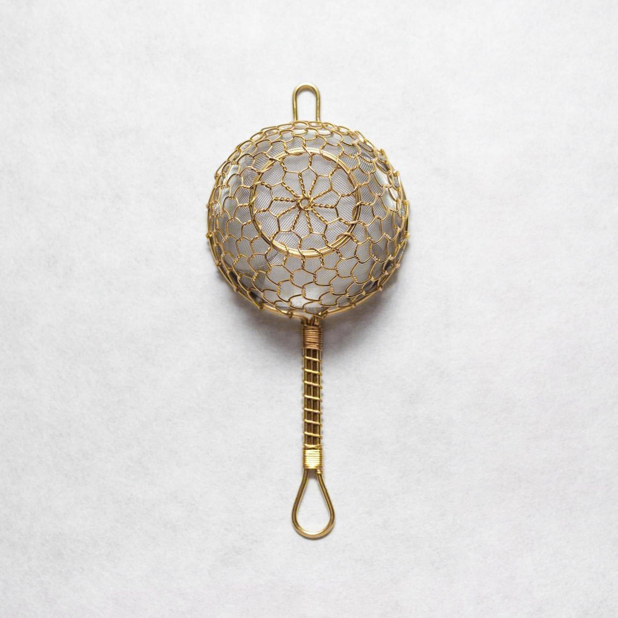 Kanaami Tsuji Tea Strainer (Small, Brass Steel)