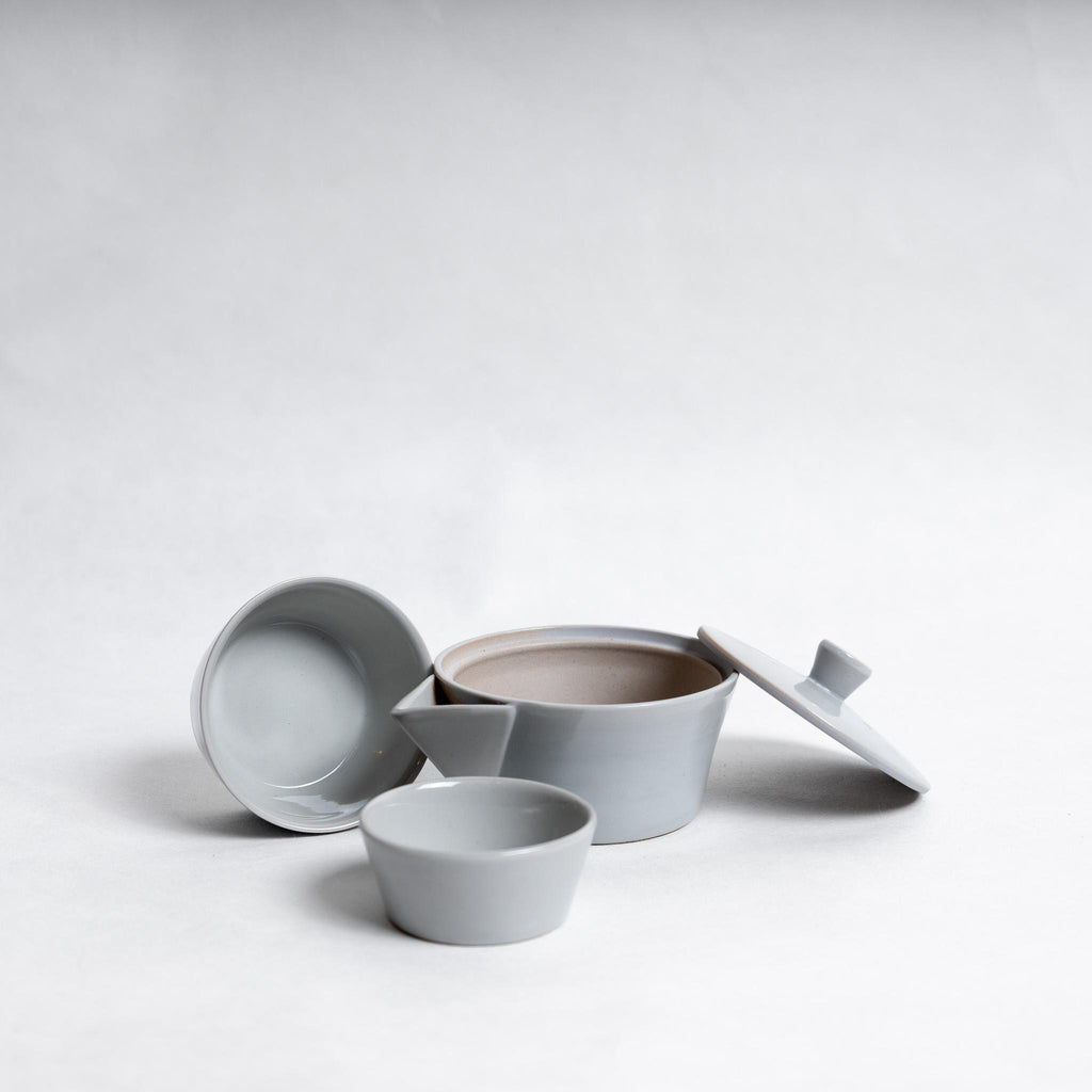 Nankei Nesting Kyusu & Cup Set - Aoneri