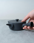 Nankei Flat Bottom Kyusu - Black