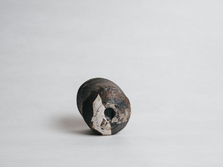 Yoshiyuki Shimizu Okinawa Black Clay Chawan