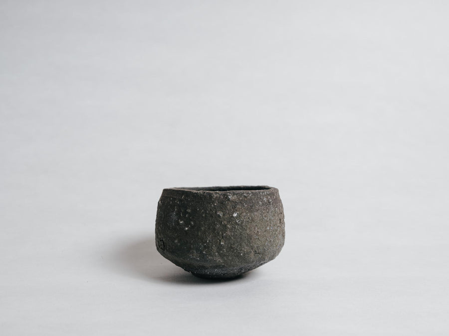 Yoshiyuki Shimizu Okinawa Black Clay Chawan