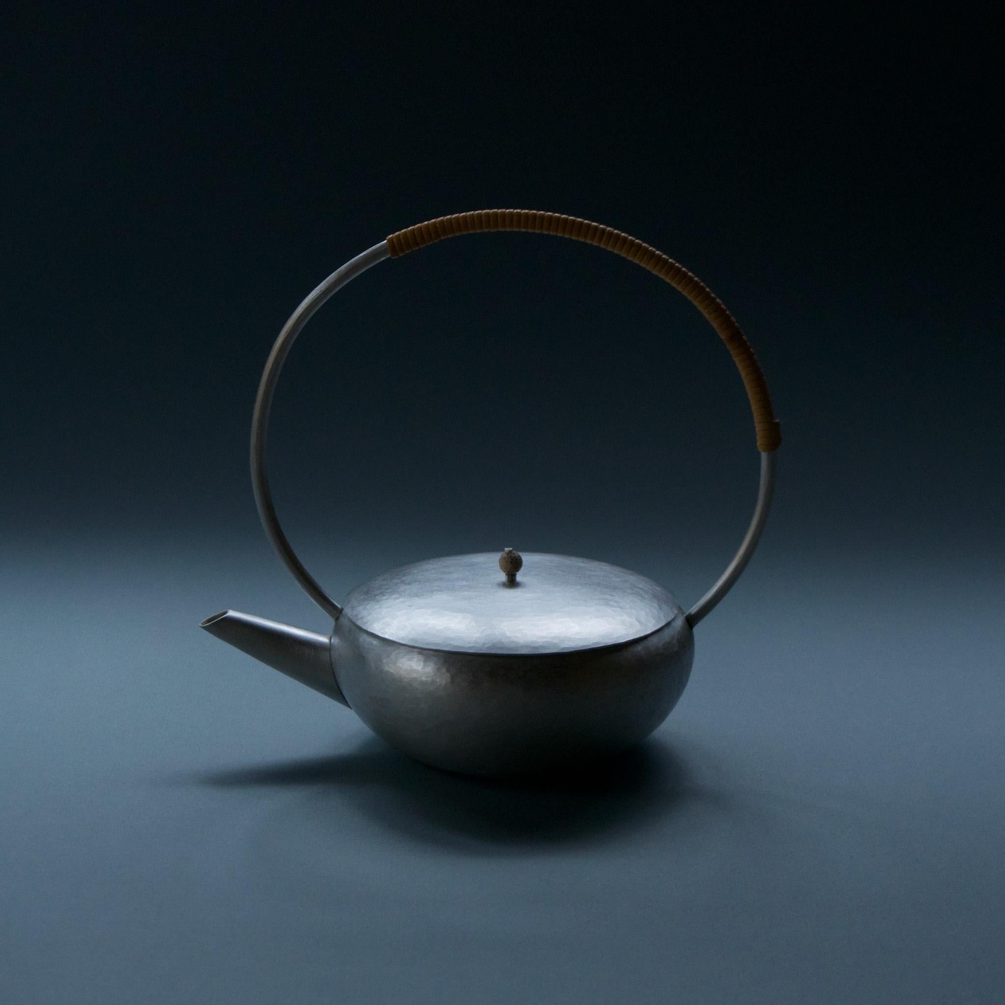 Silver Plated Copper Teapot #3 - Yumi Nakamura (pre-order)