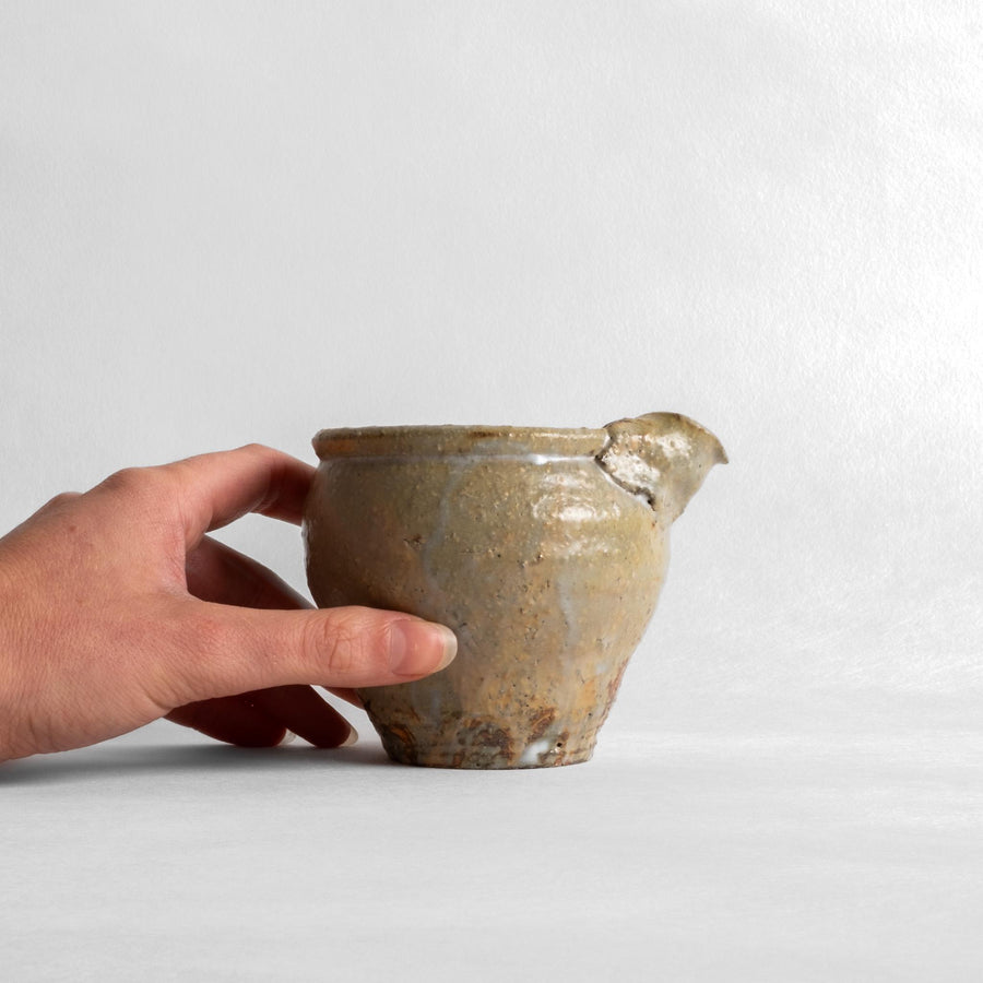 Asahikawa Tea Pitcher (gray drip) - Kazuhiko Kudō