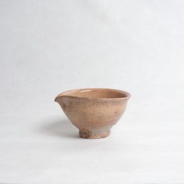 No. 2 Natural Glaze Katakuchi Matcha Bowl - Shigeyoshi Morioka