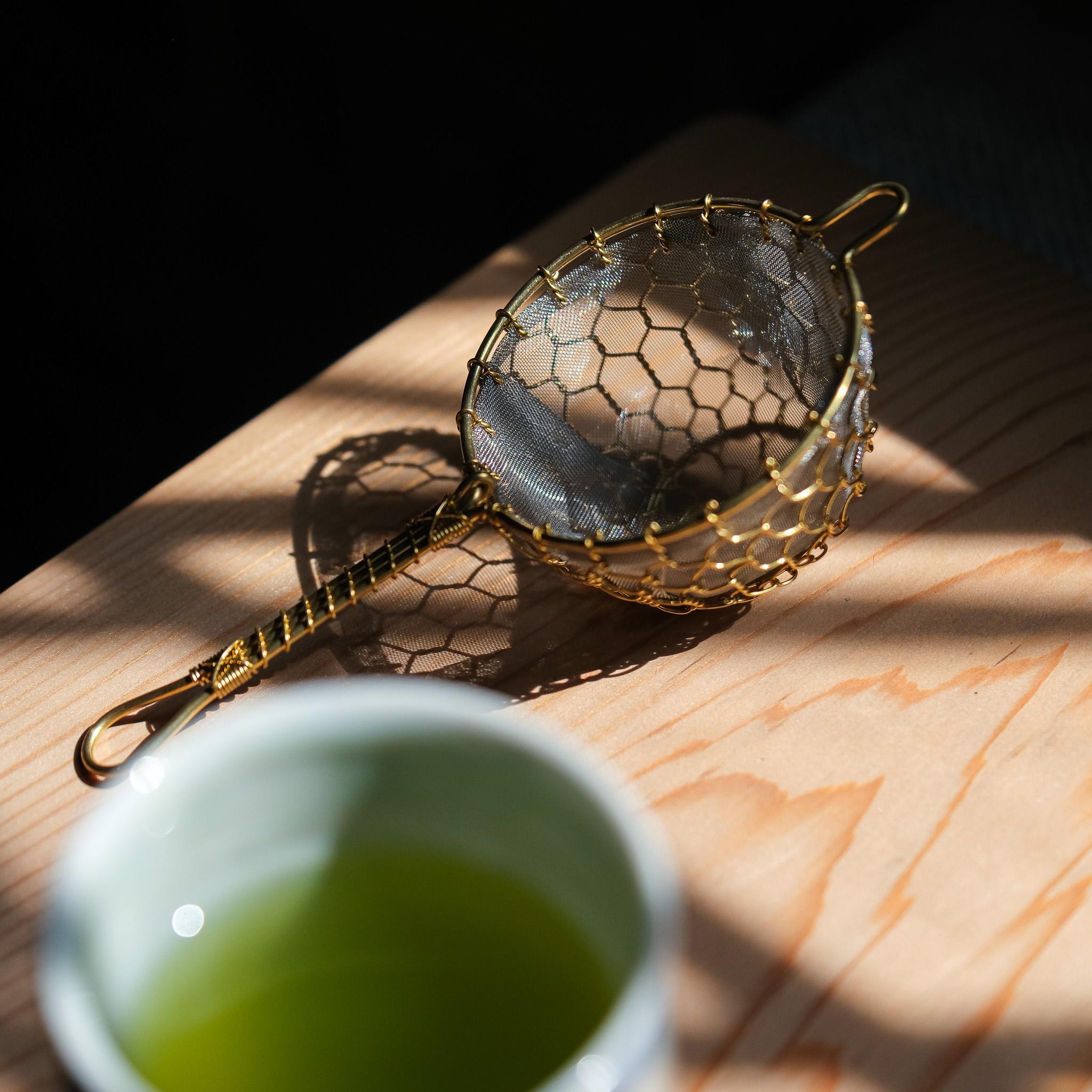 Kanaami Tsuji Tea Strainer (Small, Brass Steel)
