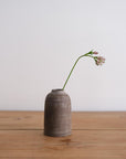 White Slip Dark Clay Vase #1