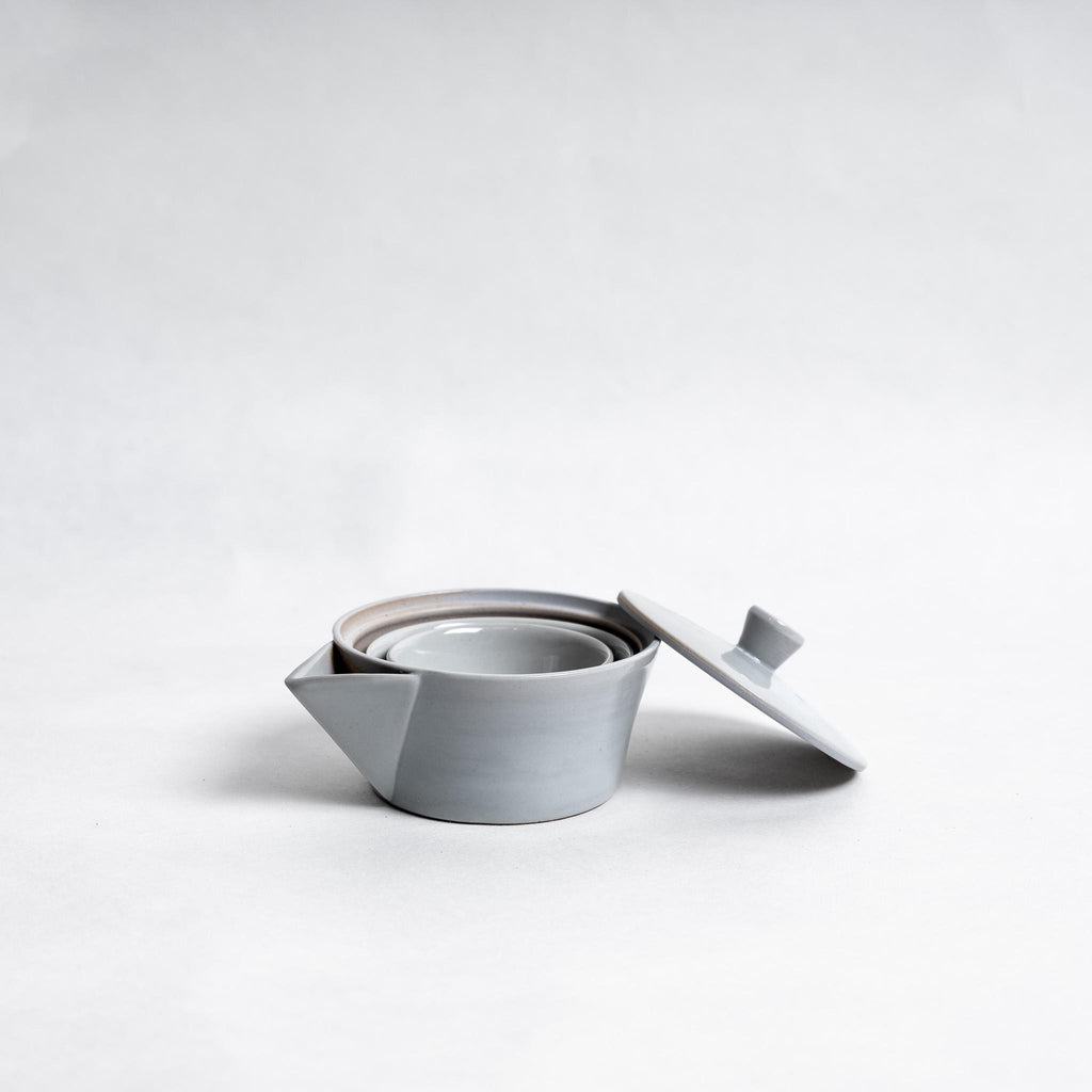 Nankei Nesting Kyusu & Cup Set - Aoneri