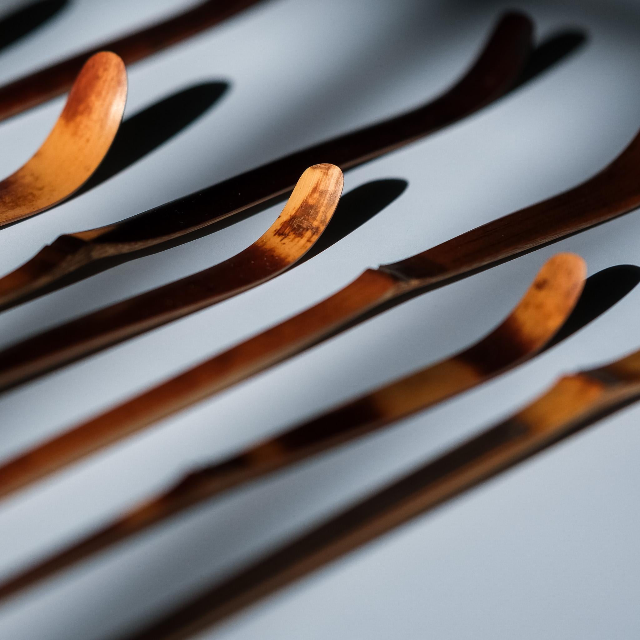 Susutake Chinese Style Chashaku (R) - Toru Hatsuta