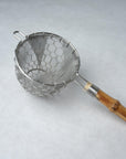 Kanaami Tsuji Tea Strainer - Stainless Steel with Bamboo Handle