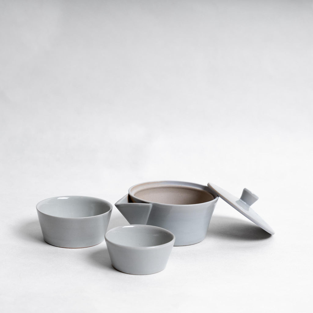 Nankei Nesting Kyusu & Cup Set - Aoneri